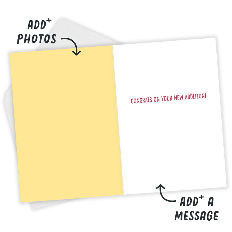 Hallmark Your Bunch Gets Cuter Custom New Baby Card