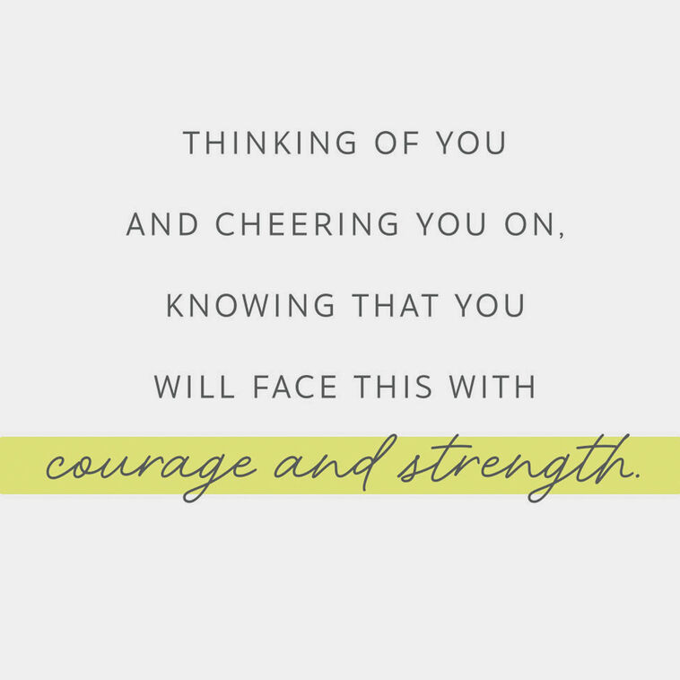 Hallmark Your Cancer Doesn't Define You Encouragement Card