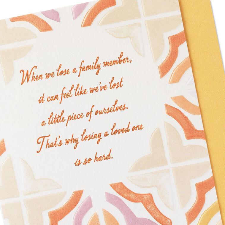 Hallmark Your Connection Is For Always Sympathy Card For Loss Of Family Member