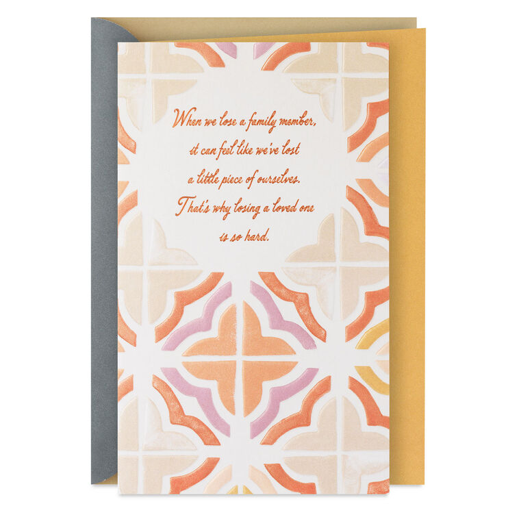 hallmark Your Connection Is for Always Sympathy Card for Loss of Family Member