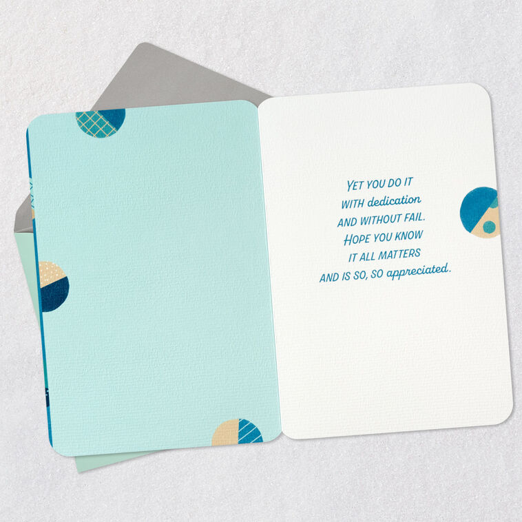 Hallmark Your Dedication Is Appreciated Thank You Card For Caregiver