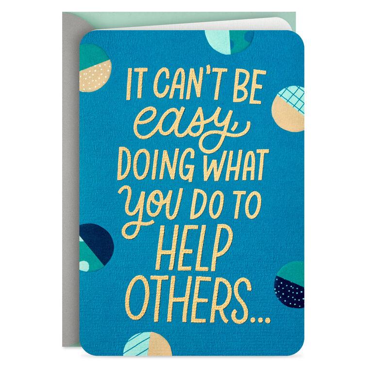 hallmark Your Dedication Is Appreciated Thank You Card for Caregiver
