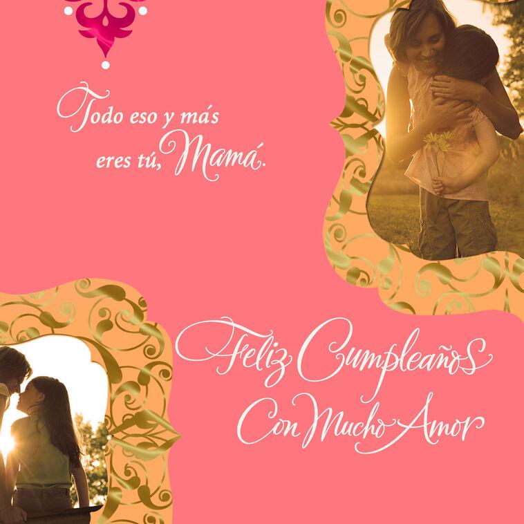 Hallmark Your Love Has Lasted My Lifetime Spanish-Language Birthday Card For Mom