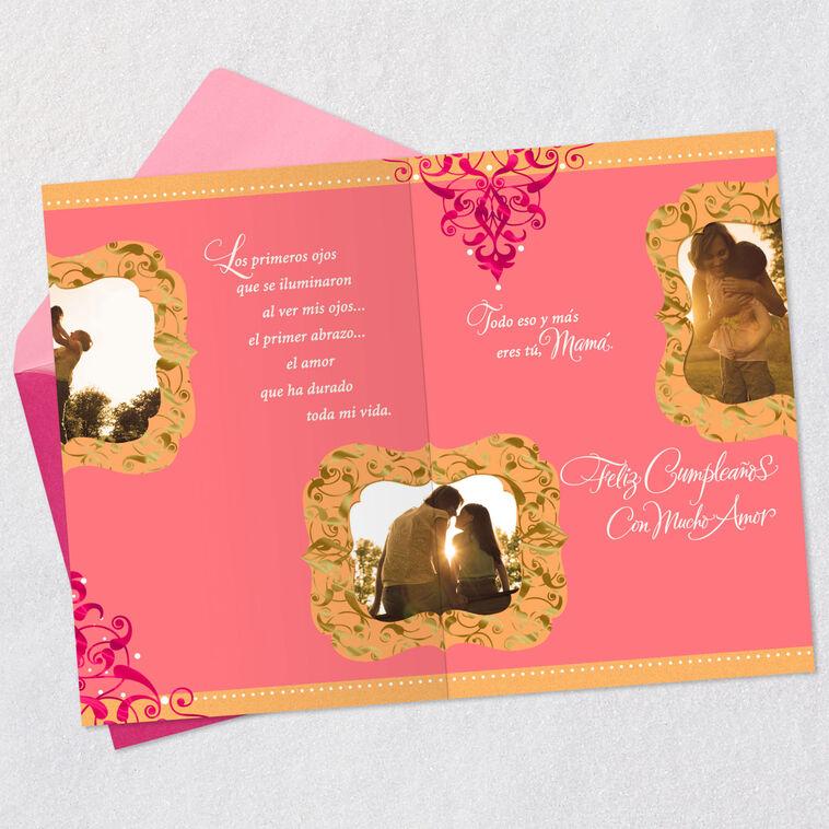 Hallmark Your Love Has Lasted My Lifetime Spanish-Language Birthday Card For Mom