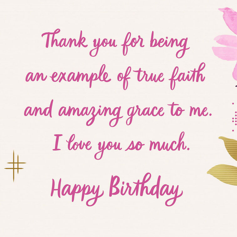 Hallmark Your Love Is A Testament To God's Love Birthday Card For Mom
