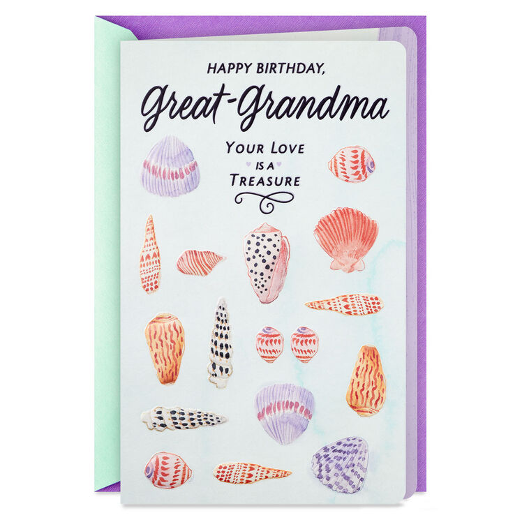 hallmark Your Love Is a Treasure Birthday Card for Great-Grandma
