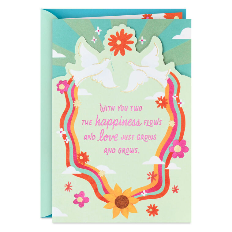 hallmark Your Love Just Grows Anniversary Card for Couple