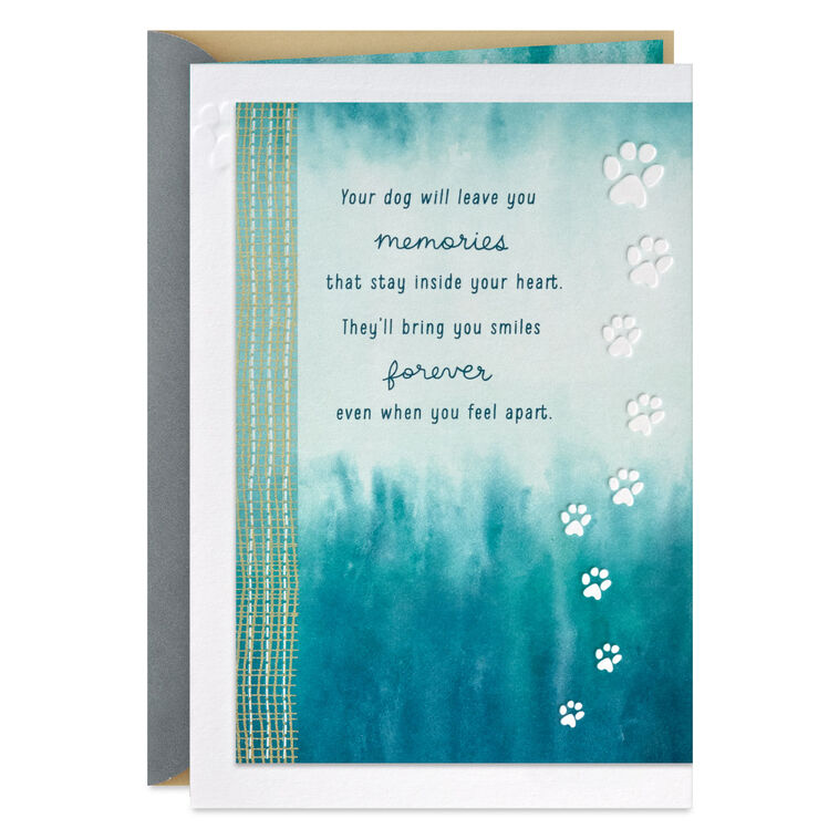 hallmark Your Love Will Never End Sympathy Card for Loss of Dog
