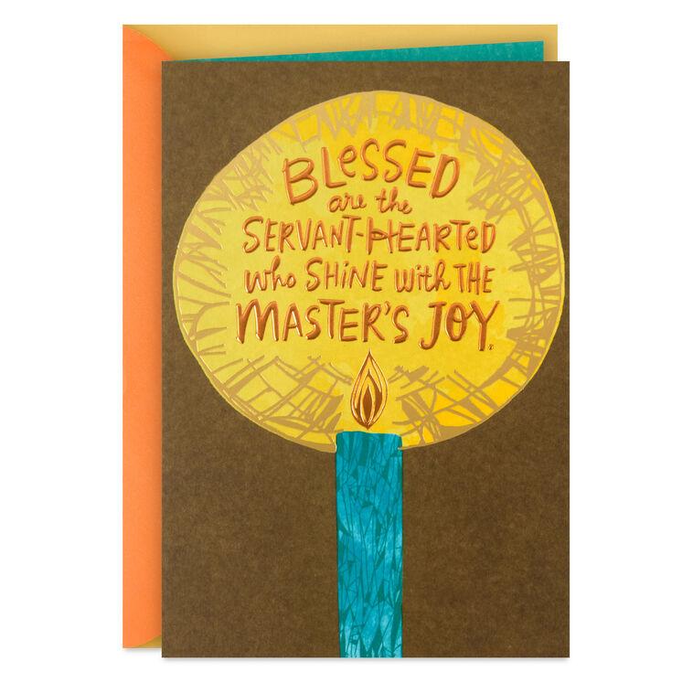 hallmark Your Ministry Is a Blessing Religious Thank You Card