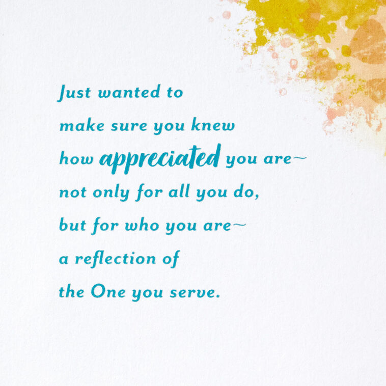 Hallmark Your Ministry Is Making A Difference Religious Thank You Card