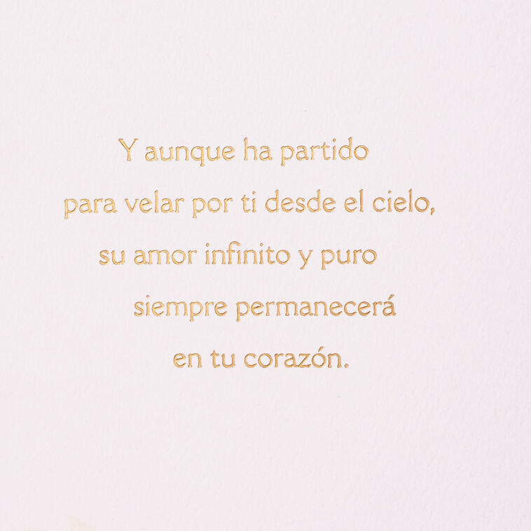 Hallmark Your Mother Lives On In You Spanish-Language Sympathy Card