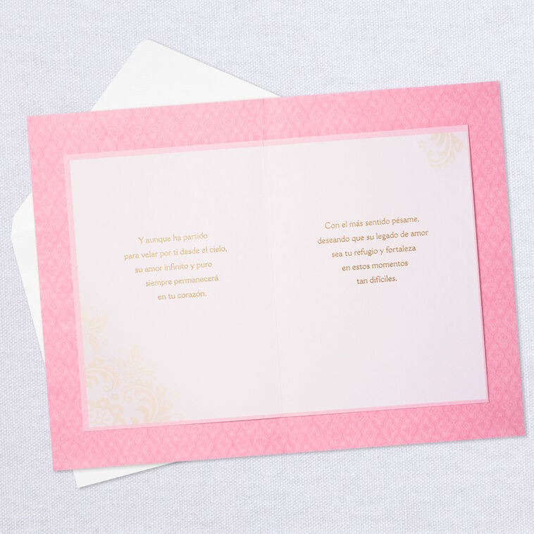 Hallmark Your Mother Lives On In You Spanish-Language Sympathy Card