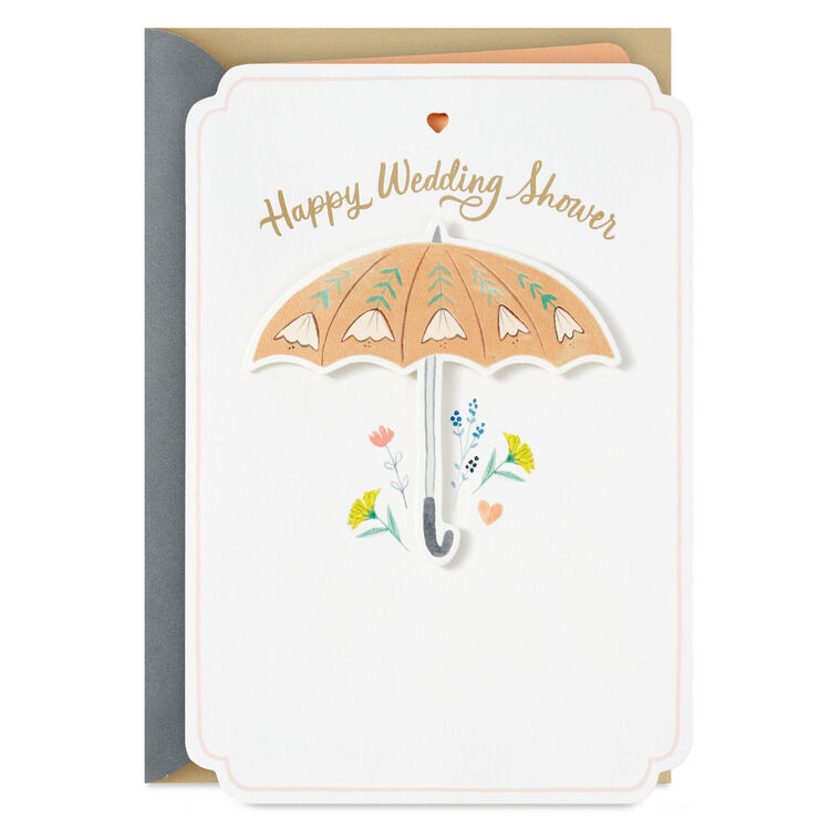 hallmark Your Promise Makes Hearts Happy Bridal Shower Card for Couple