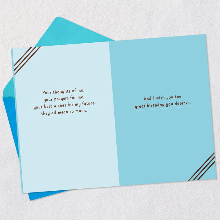 Hallmark Your Wishes And Support Mean So Much Birthday Card For Godfather