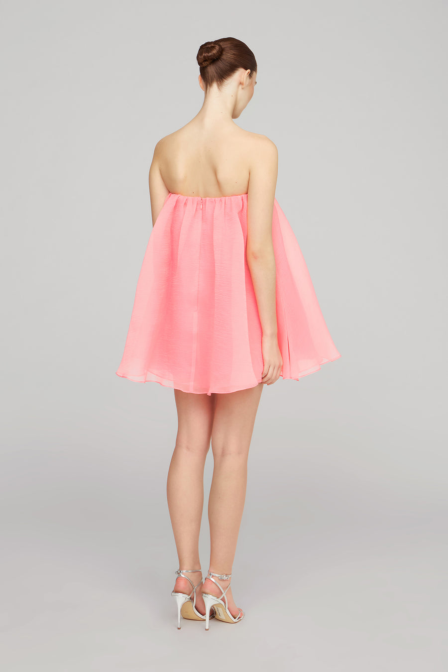 Halston Heritage Charlie Textured Organza Mini Dress