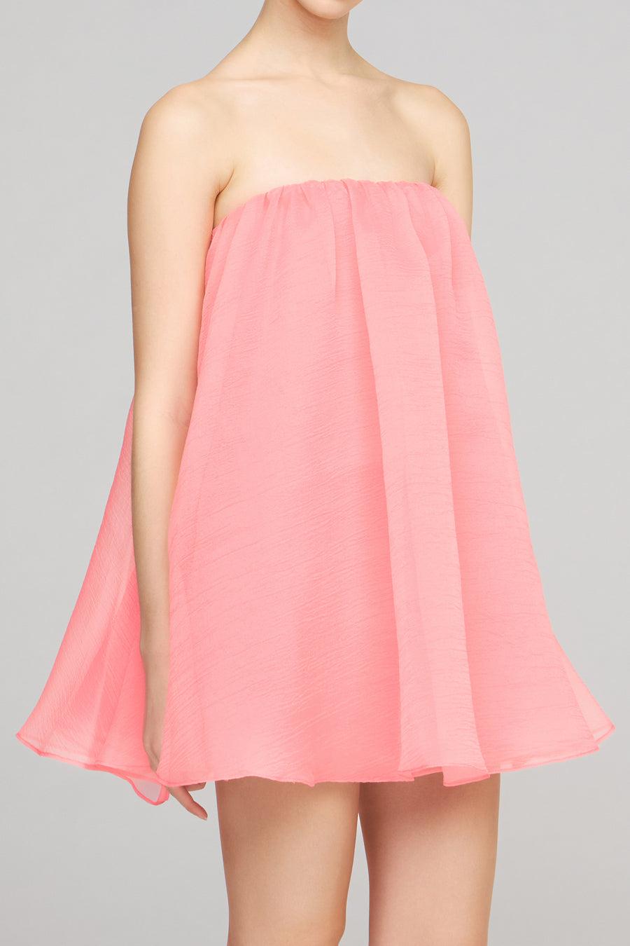 Halston Heritage Charlie Textured Organza Mini Dress