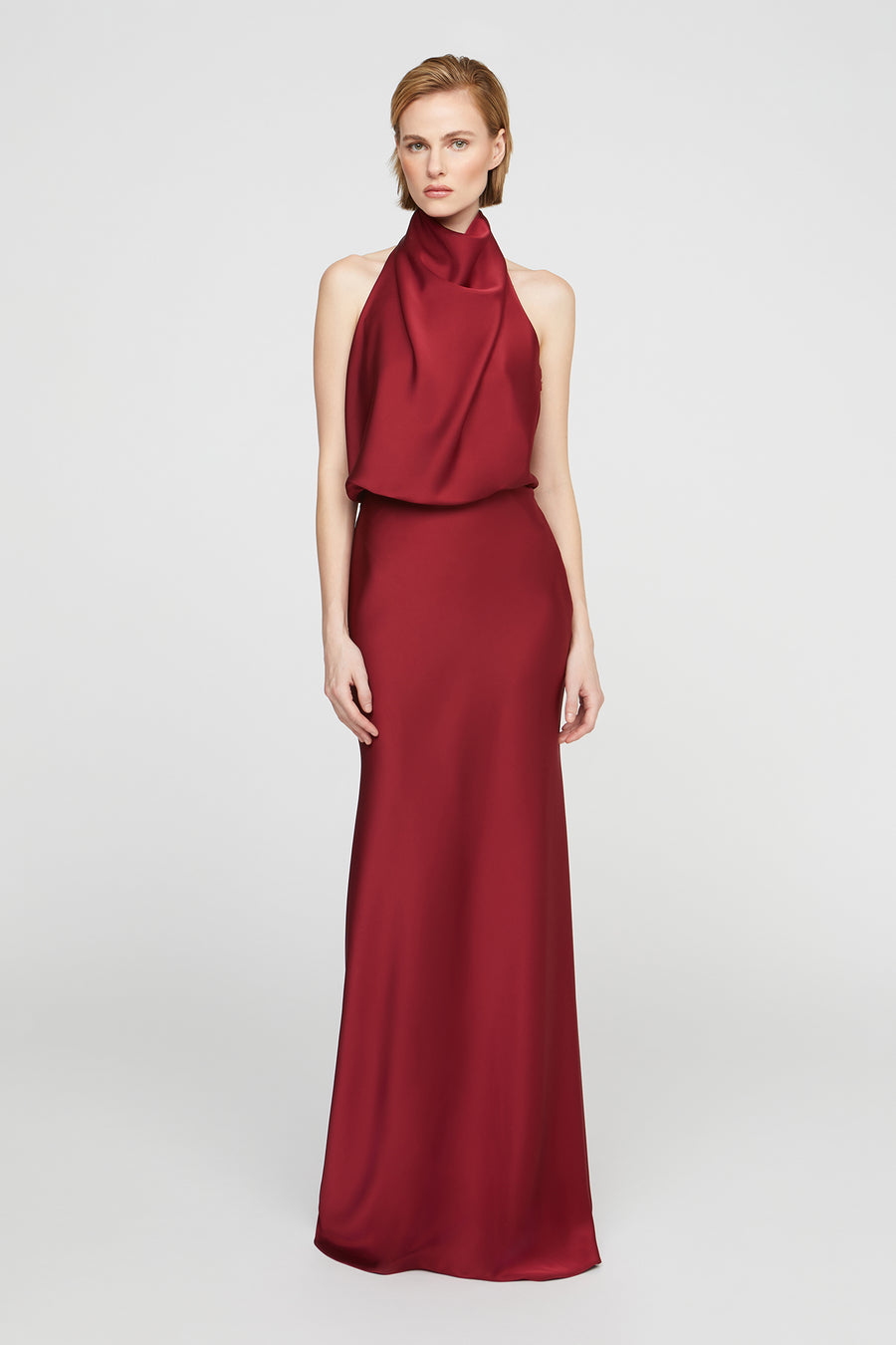 halston heritage Ada Satin Gown