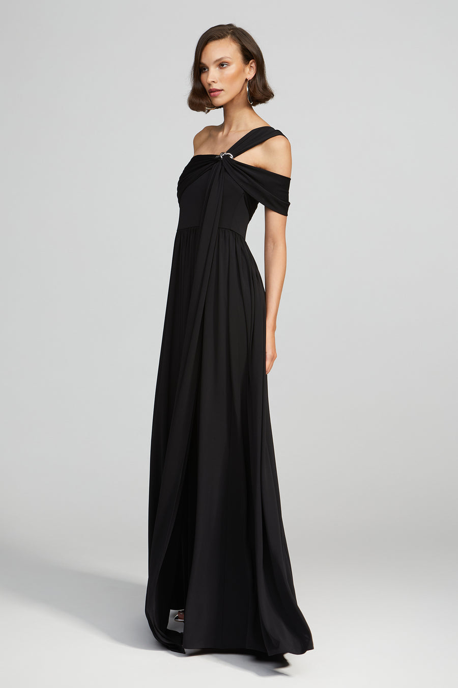 Halston Heritage Adena Dress In Matte Jersey
