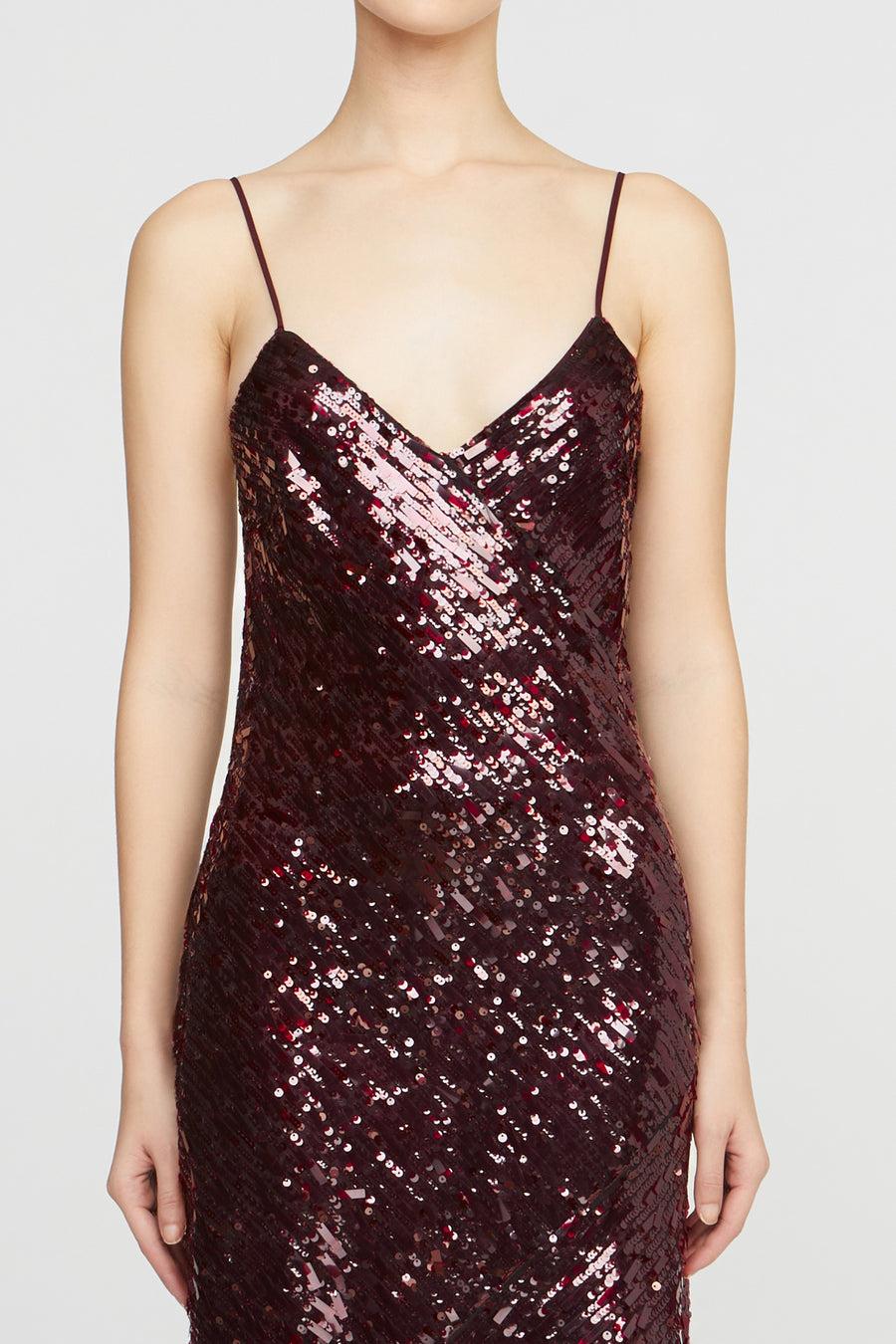 Halston Heritage Alanna Sequin Gown