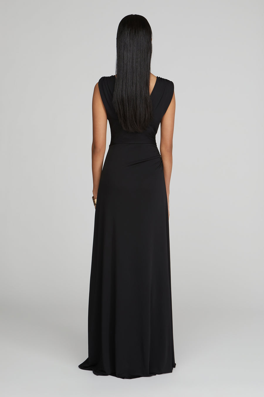 Halston Heritage Alessia Matte Jersey Gown