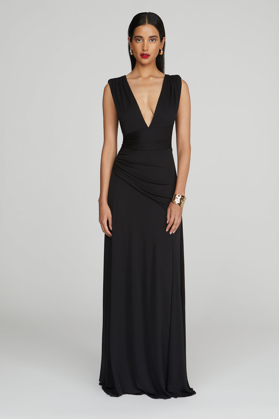 halston heritage Alessia Matte Jersey Gown