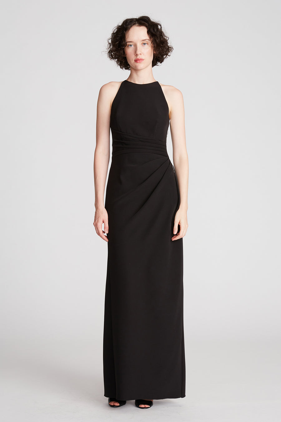 halston heritage Annika Gown In Stretch Crepe