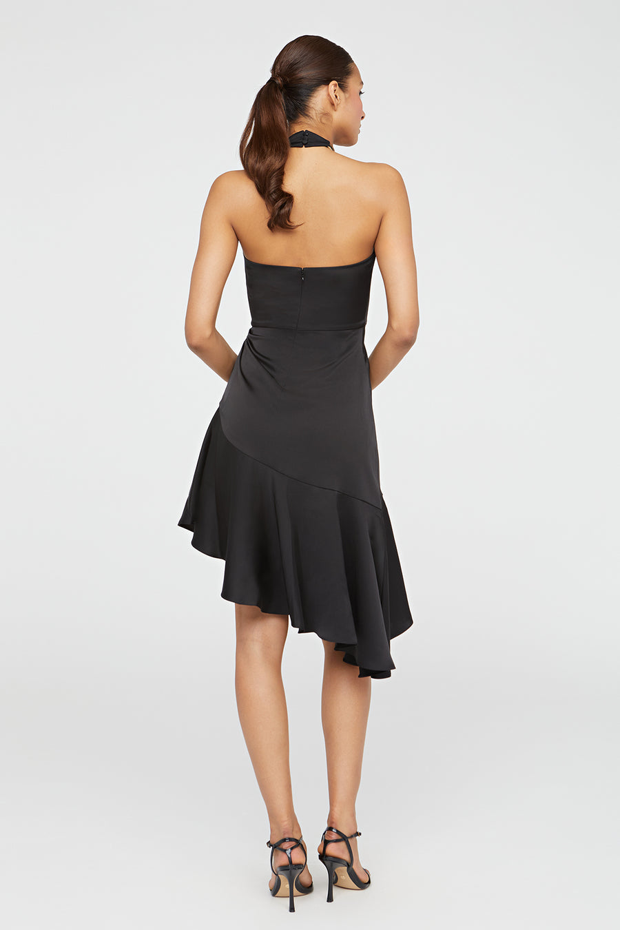 Halston Heritage Beverly Dress In Satin