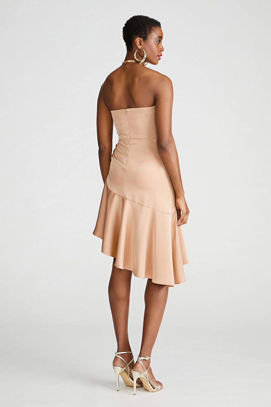 Halston Heritage Beverly Dress In Satin