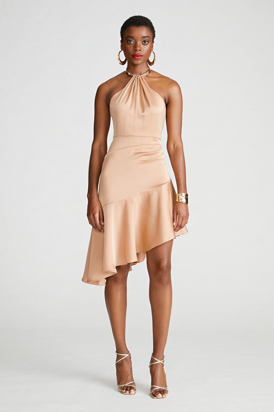 halston heritage Beverly Dress In Satin