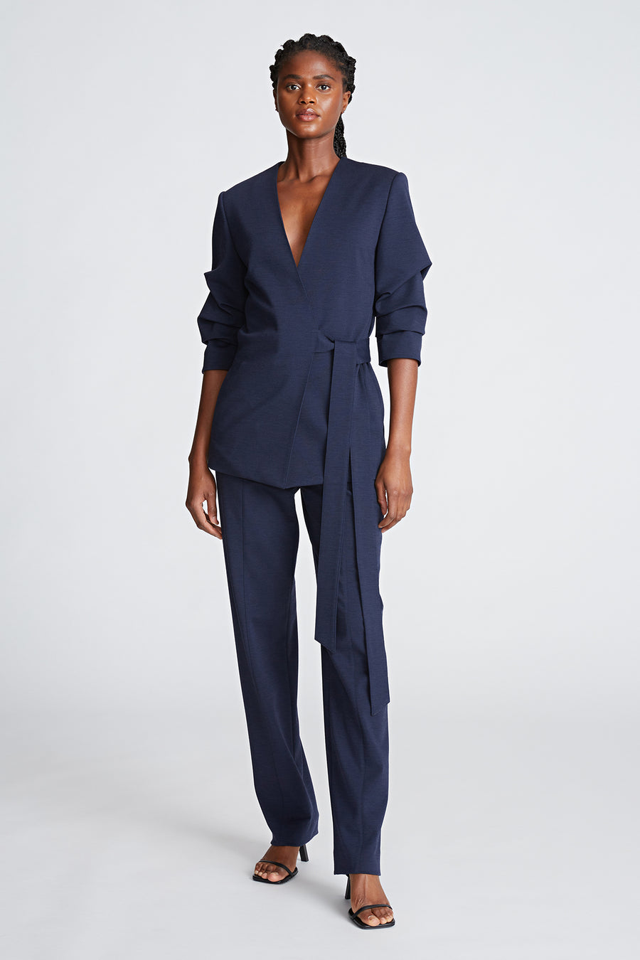 halston heritage Bexley Jacket In Knit Suiting