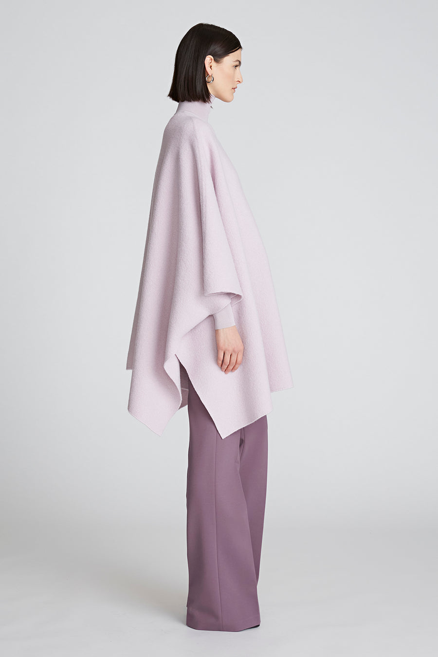 Halston Heritage Bridget Poncho In Boiled Wool