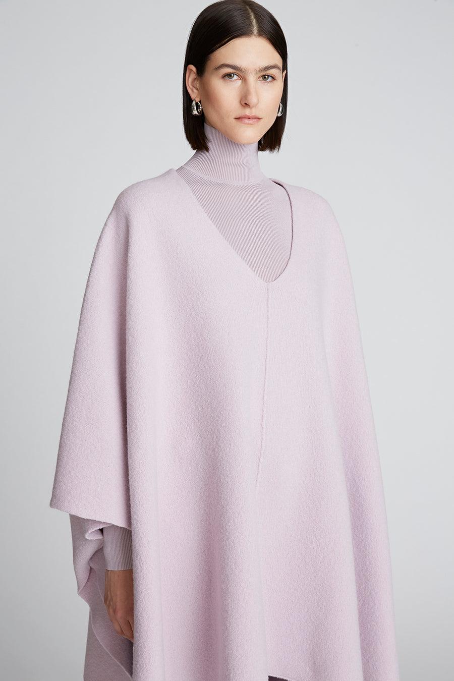 Halston Heritage Bridget Poncho In Boiled Wool