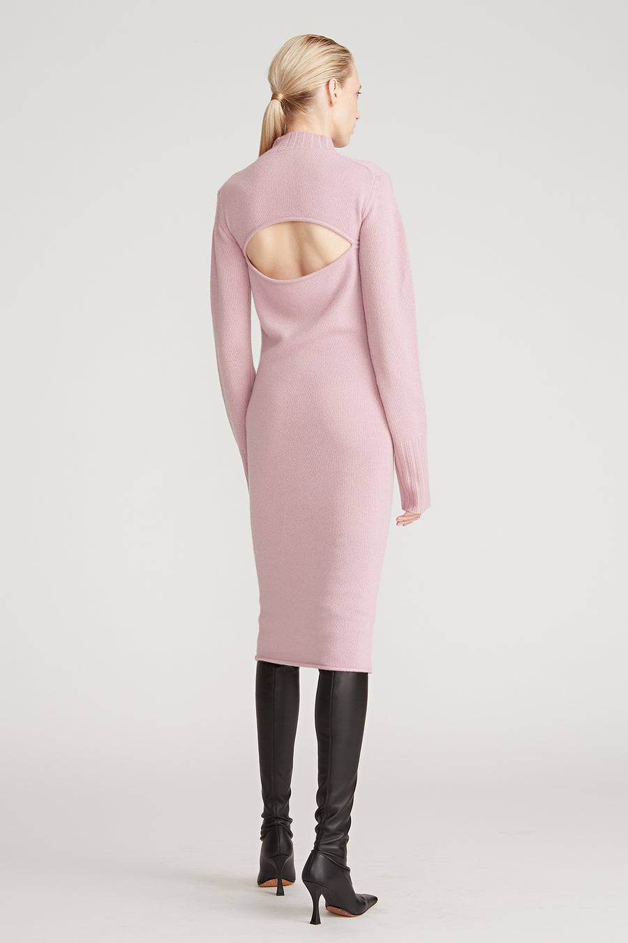 Halston Heritage Brinkley Wool Cashmere Dress