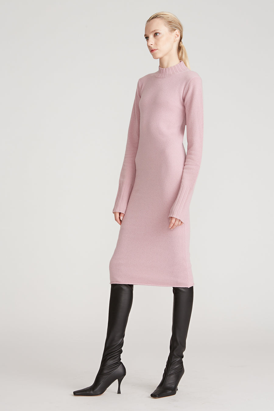 Halston Heritage Brinkley Wool Cashmere Dress