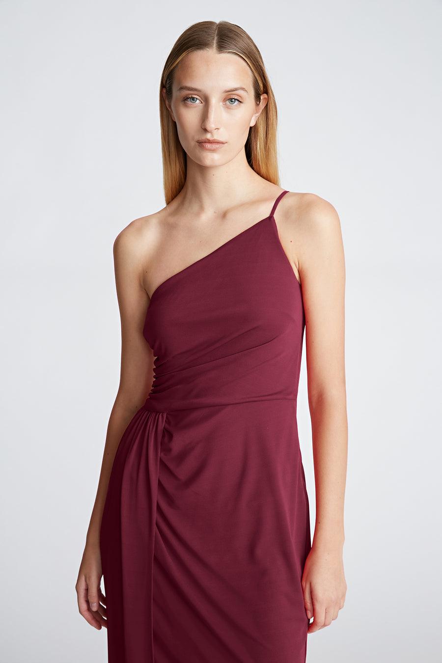 Halston Heritage Camille Dress In Matte Jersey