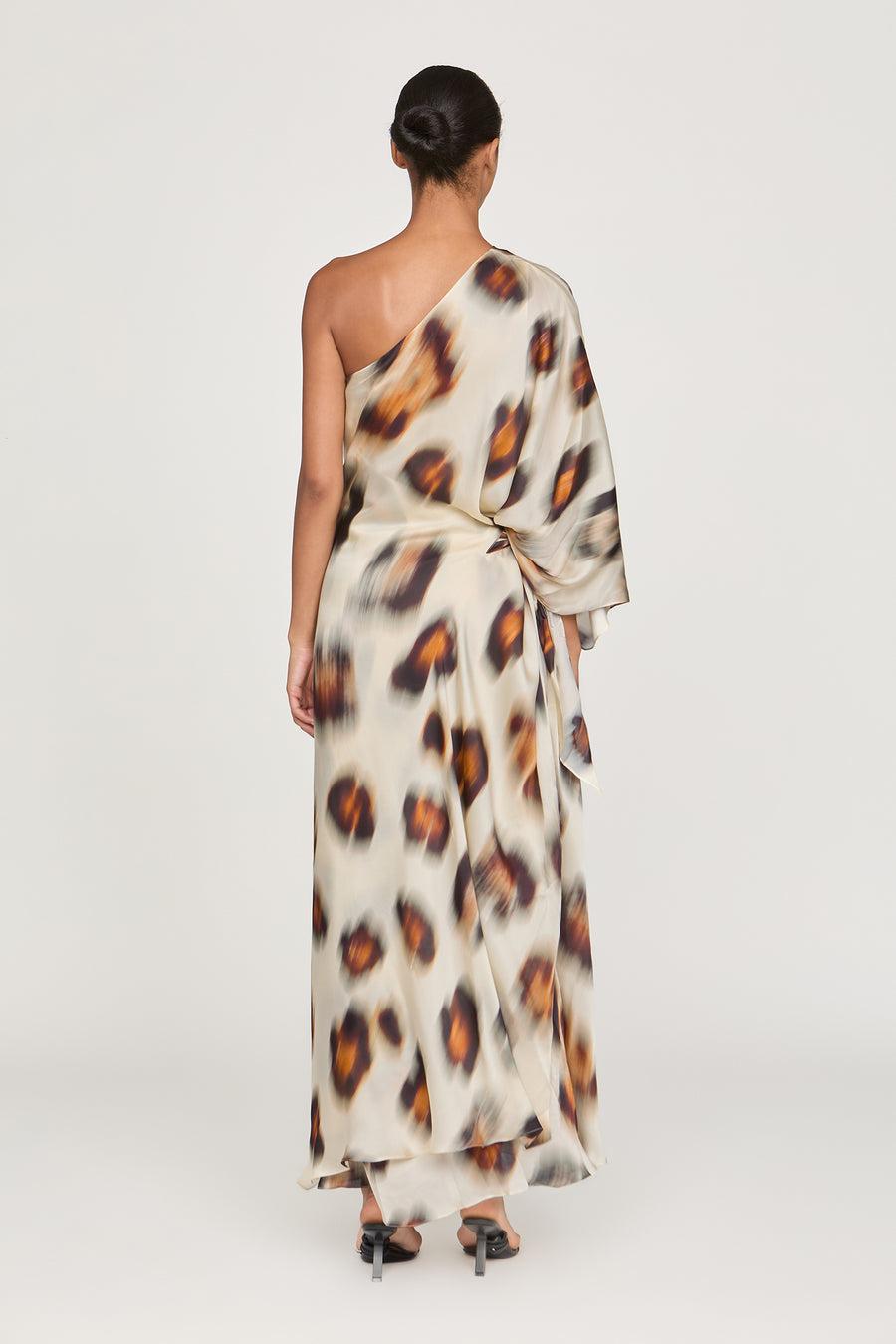 Halston Heritage Carmen Chiffon Gown