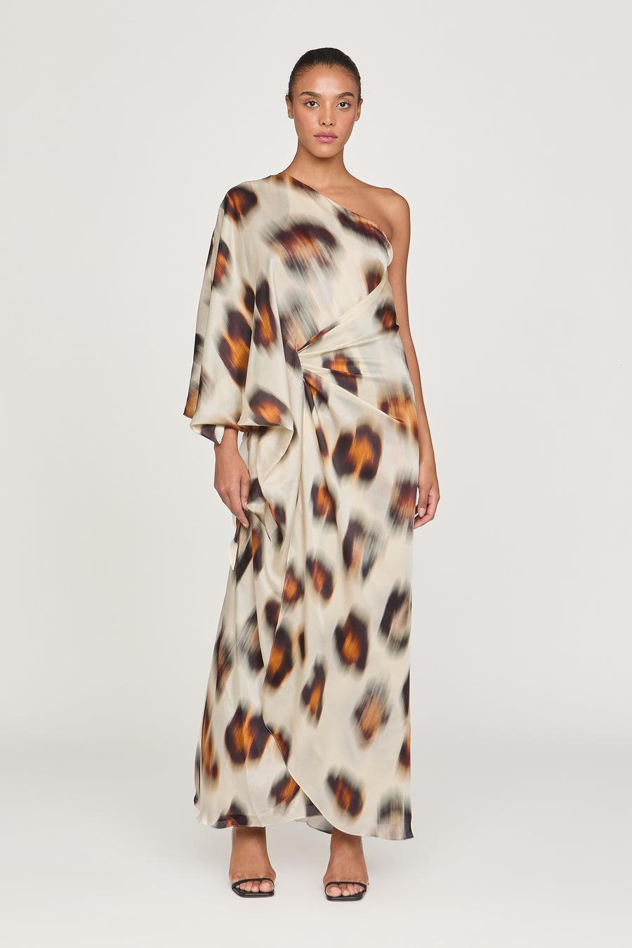 halston heritage Carmen Chiffon Gown