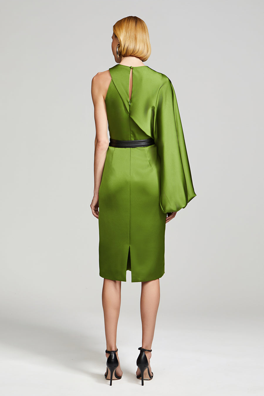 Halston Heritage Christa Dress In Satin
