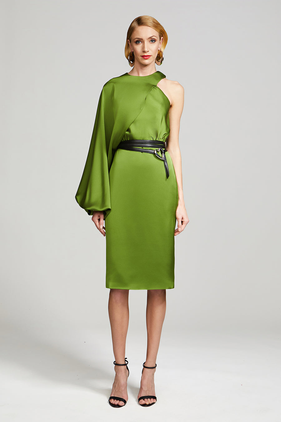 halston heritage Christa Dress In Satin