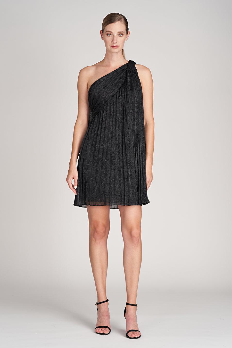 Halston Heritage Clare Dress In Shimmer Jersey