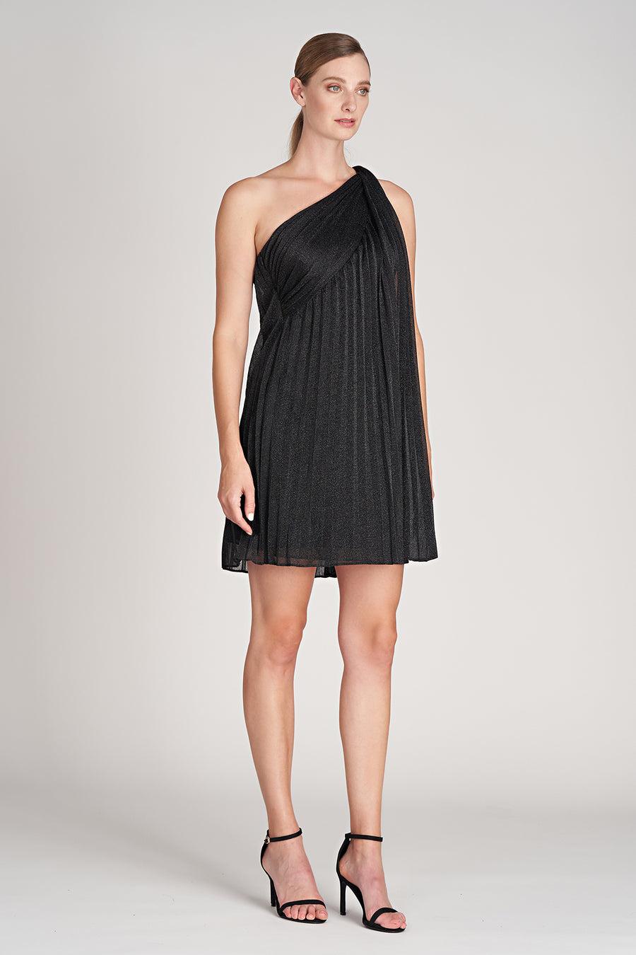 halston heritage Clare Dress In Shimmer Jersey