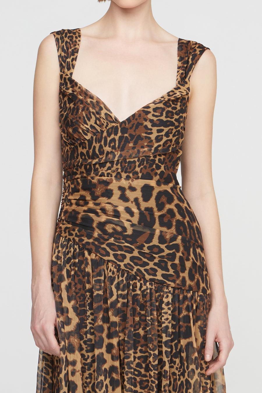 Halston Heritage Claudia Chiffon Gown
