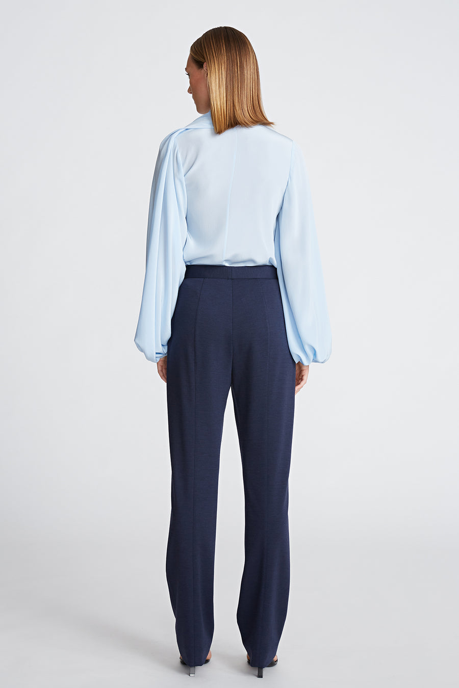 Halston Heritage Collins Pant In Knit Suiting