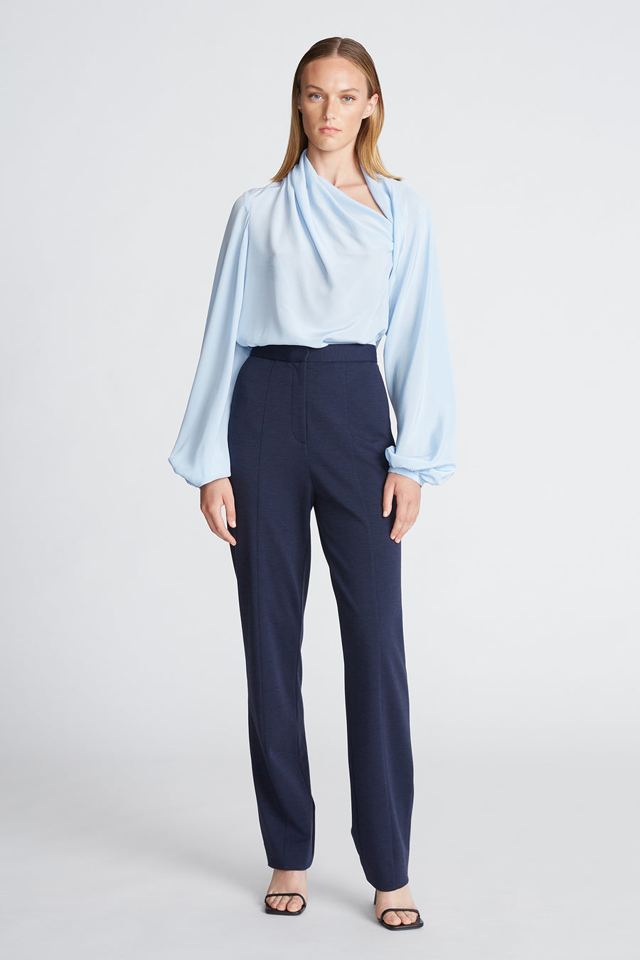 halston heritage Collins Pant In Knit Suiting