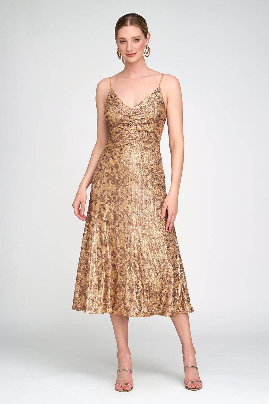 halston heritage Essence Dress In Leo Sequin