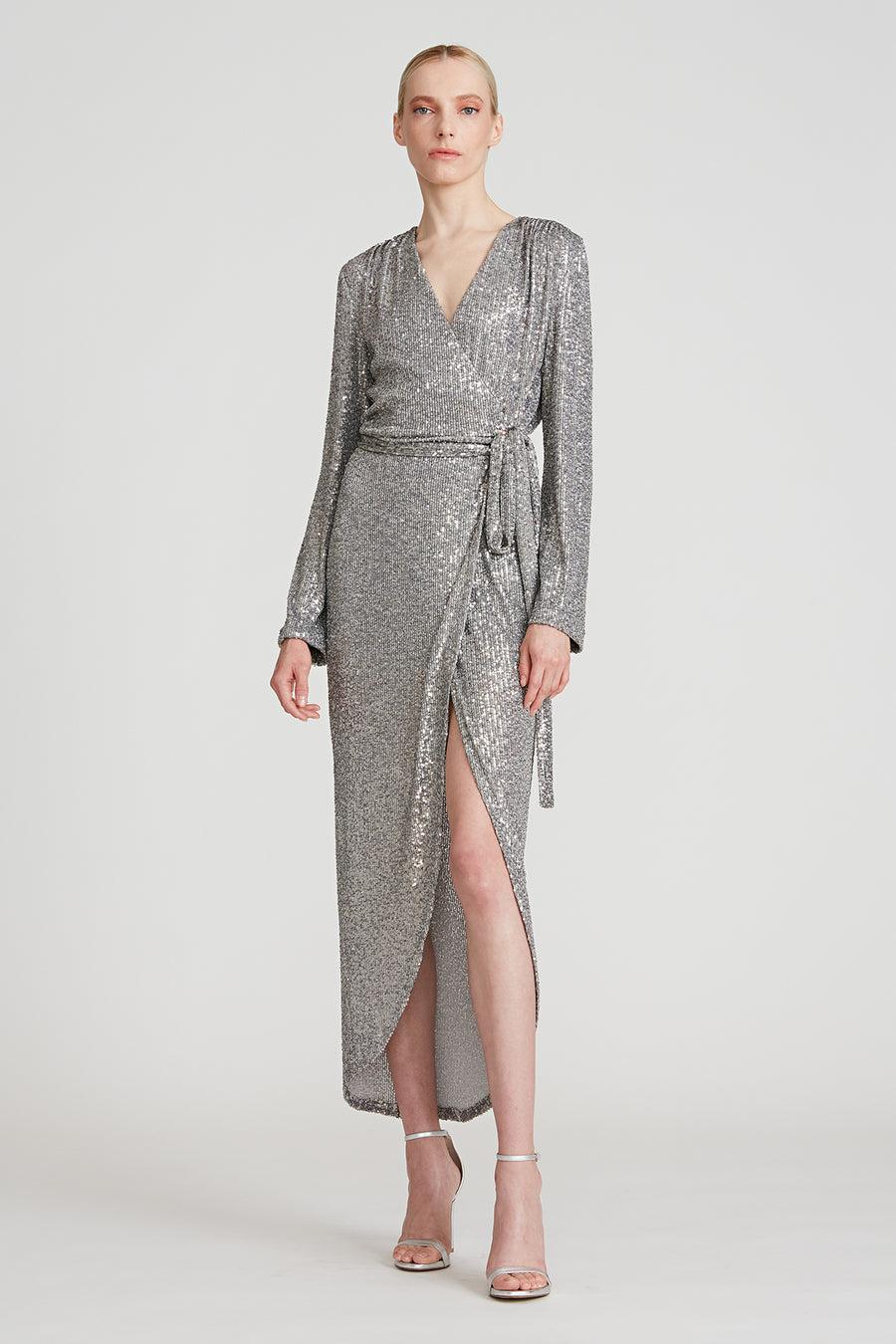 halston heritage Falan Sequin Cocktail Dress