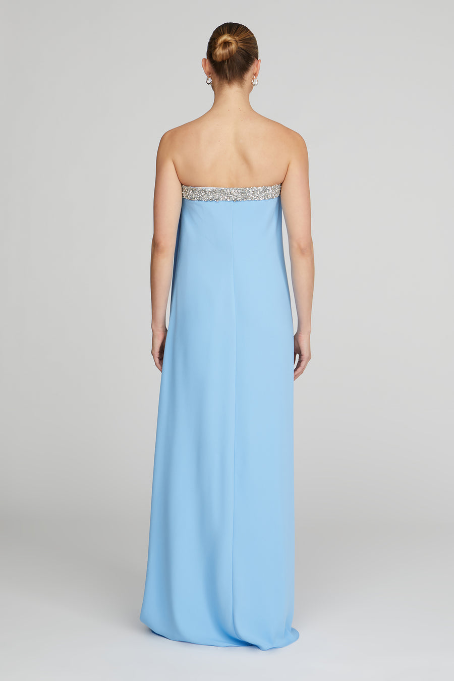 Halston Heritage Fleur Strapless Gown