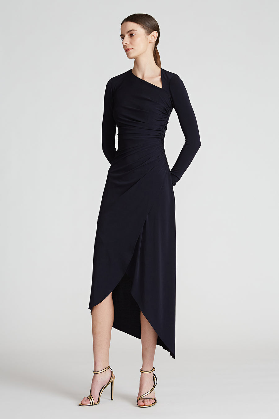 Halston Heritage Giorgia Jersey Cocktail Dress