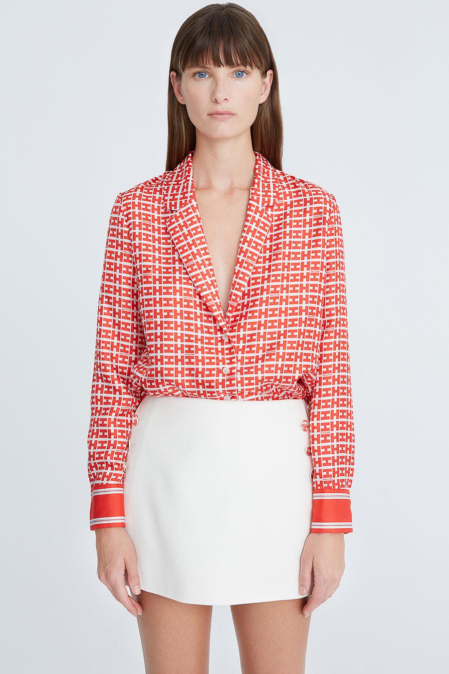 Halston Heritage Hallie Cotton Twill Skort