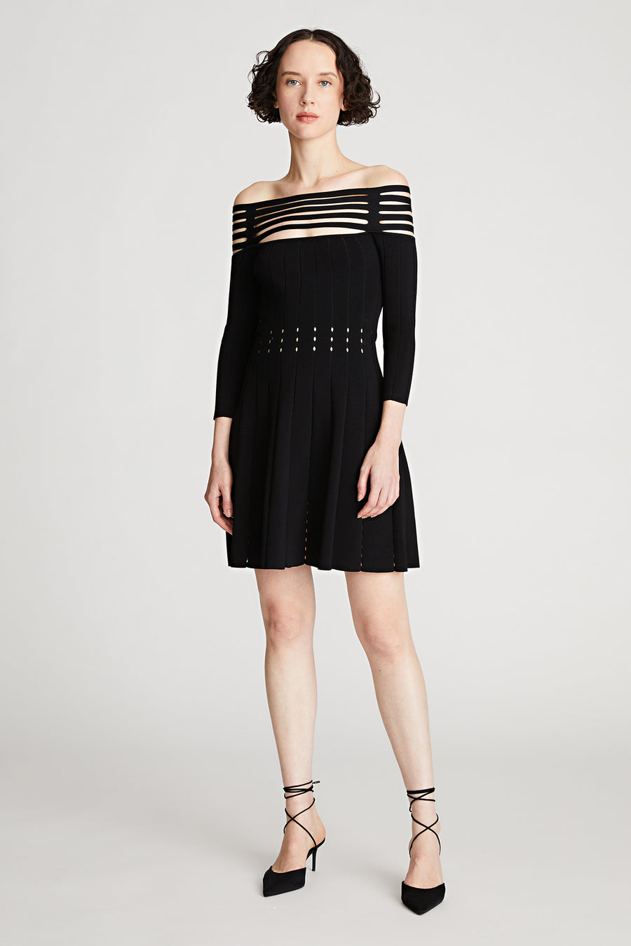 halston heritage Heather Dress In Matte Viscose